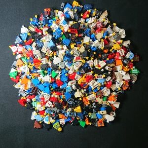 LEGO Common Minifigure Torso Bulk Lot - City, Aquazone, Agents